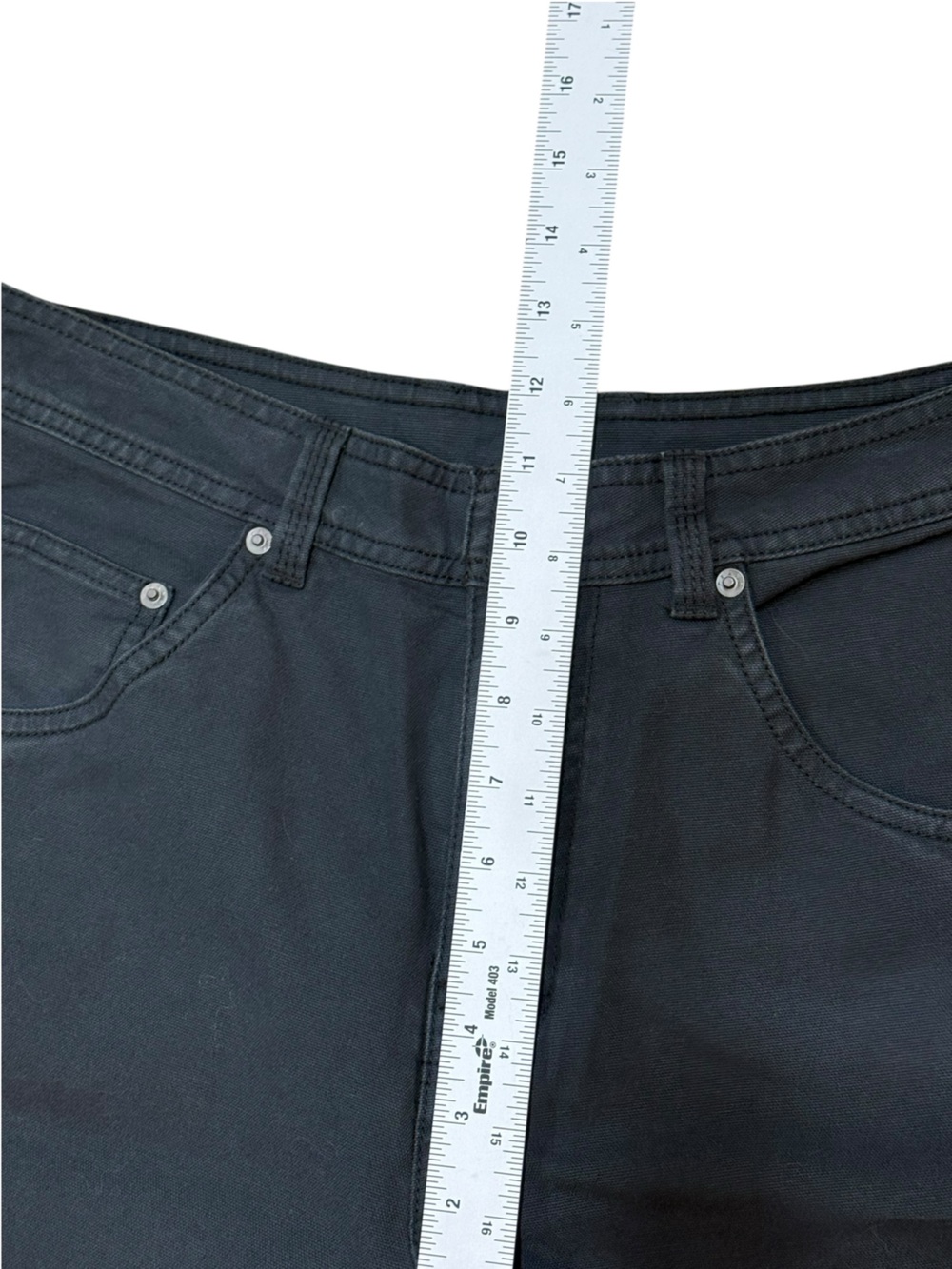 prAna Women’s Utility Pants Charcoal Canvas Relaxed Fit Outdoor Casual Size 6 - Picture 9 of 9
